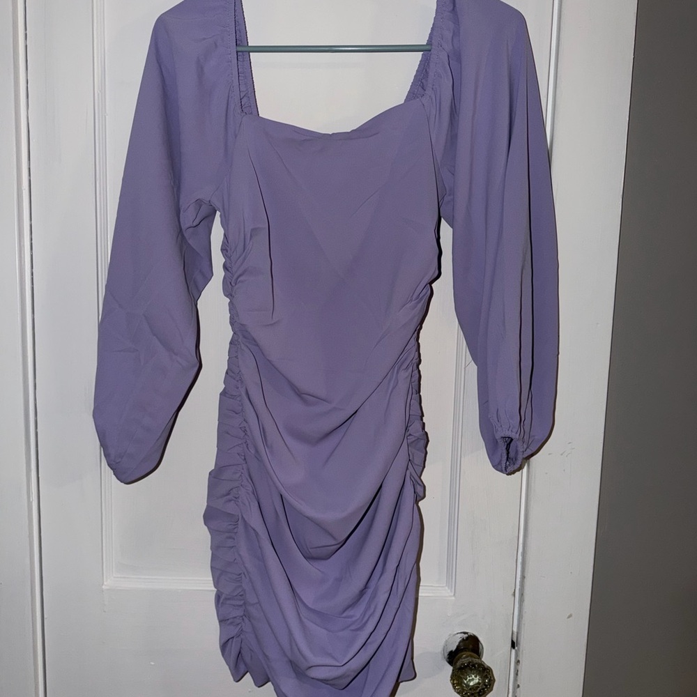 Lavender Dress Long Sleeve